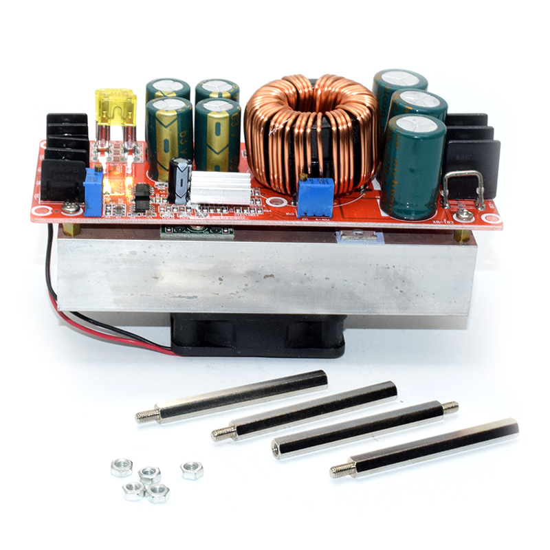 1500W 30A high power DC-DC constant voltage constant current boost power supply module 12/24/48v turn 48/60/72V