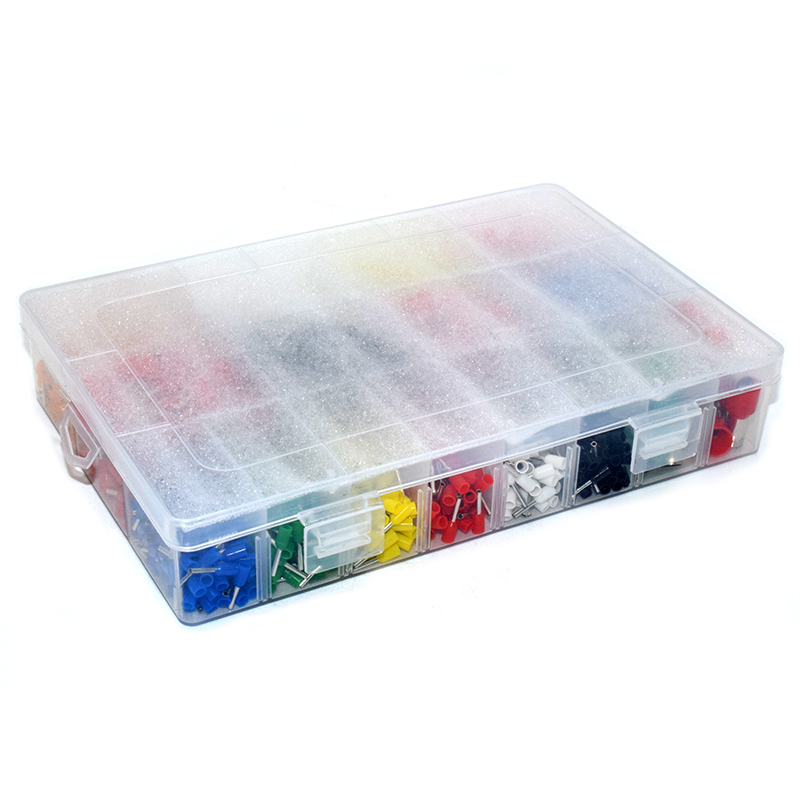 2120pcs 6 kinds of copper wire crimp connector insulated terminal