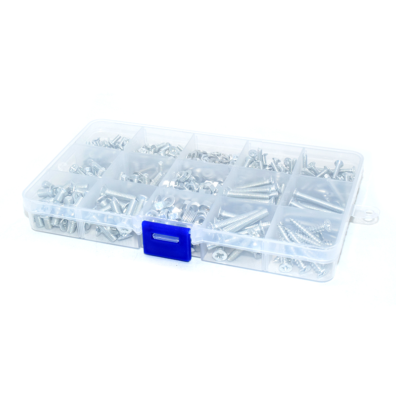 18kinds of M3 M4 M5 Screw ,Nut,Gasket screws Kit With M4*30 Self-tapping Screws