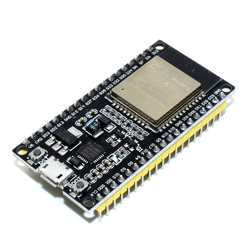 ESP32 Development Board WiFi+Bluetooth Ultra-Low Power Consumption Dual Cores (ESP-WROOM-32) ESP-32S Board (Yellow pin welding)