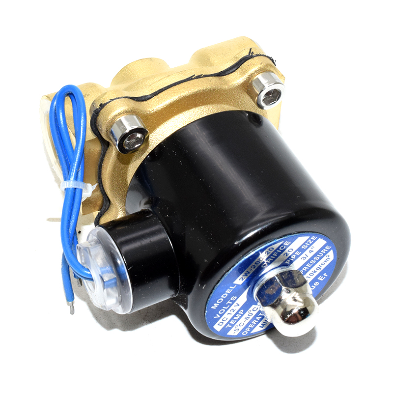 DC12V/DC24V/AC220V DN20 G3/4 inch,Switch Valve ,Full copper normally closed solenoid valve water valve