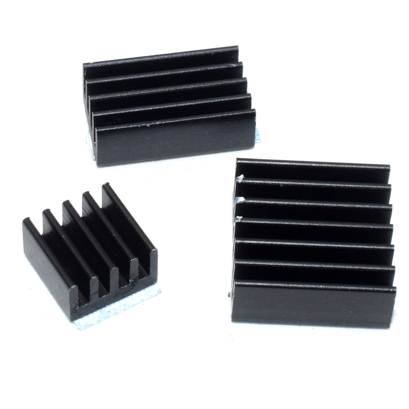 Black Aluminum heatsink For Raspberry PI 4