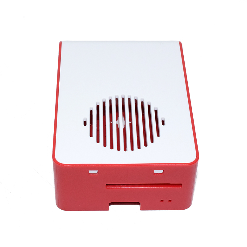 Red-White Raspberry PI 4 ABS Case