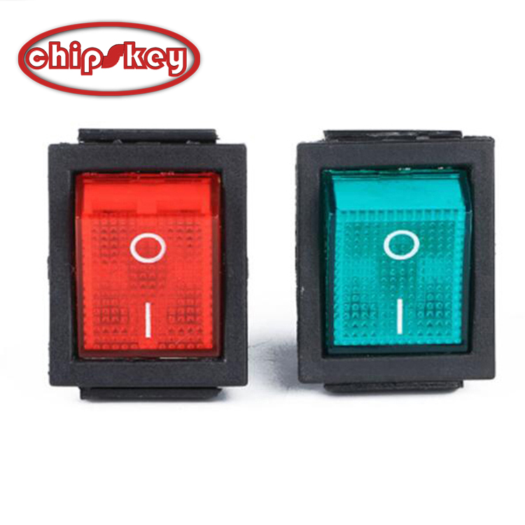 Red KCD4-201N-B 250V 30A 4pins 2positions Switch O/I