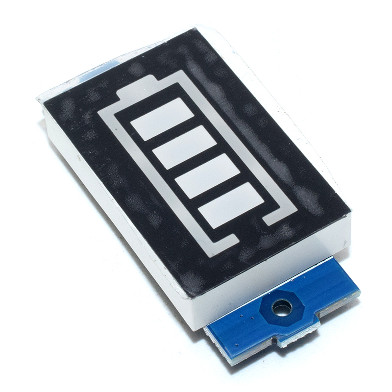 6S lithium 3.7V, full 4.2, blue display ,Electric vehicle, battery level display