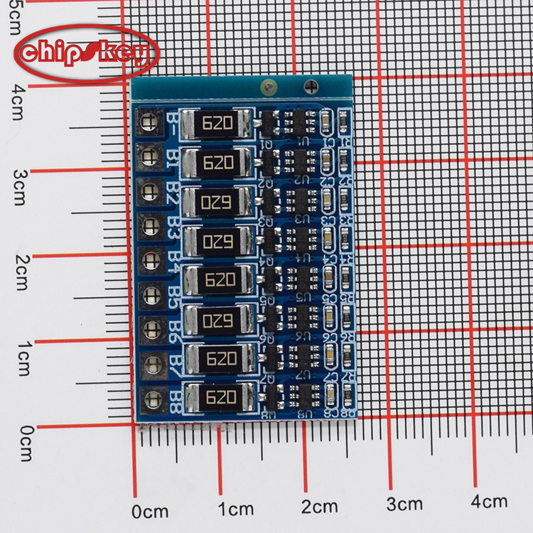 8S 29.6V-33.6V，18650 lithium battery polymer battery equalization board