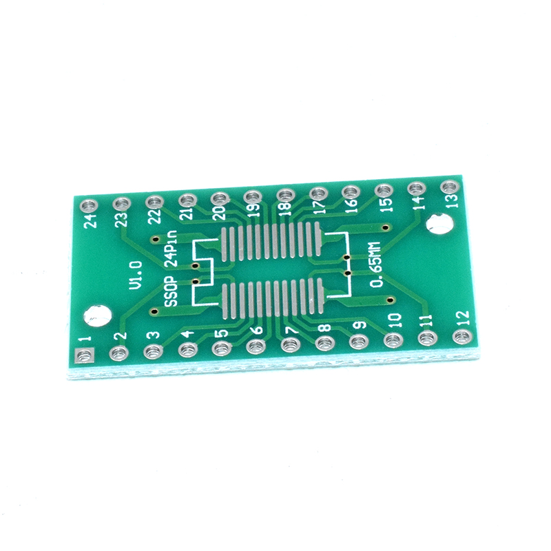 SOP24 Adapter Plate SSOP24 TSSOP24 Patch Adapter DIP 0.65/1.27mm Adapter Plate