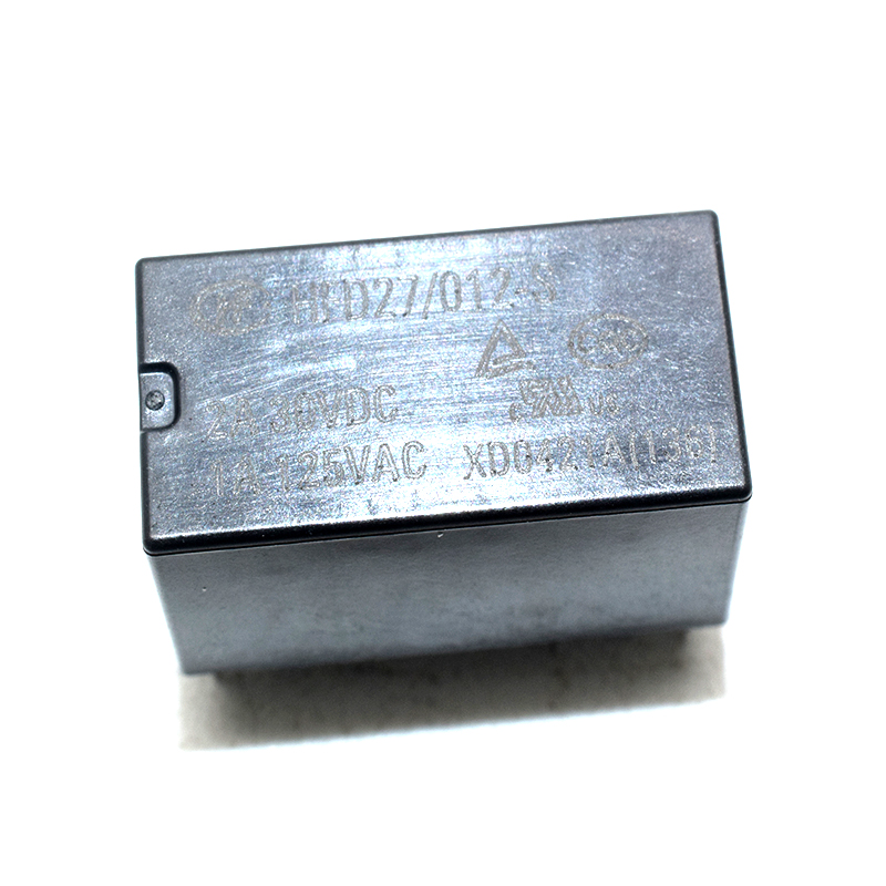 HFD27/012-S Relay DPDT 12VDC; 1A/125VAC 2A/30VDC
