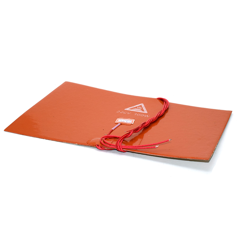 200*300 220V Silicone heating pad heater 200mmx300mm for 3d printer heat bed