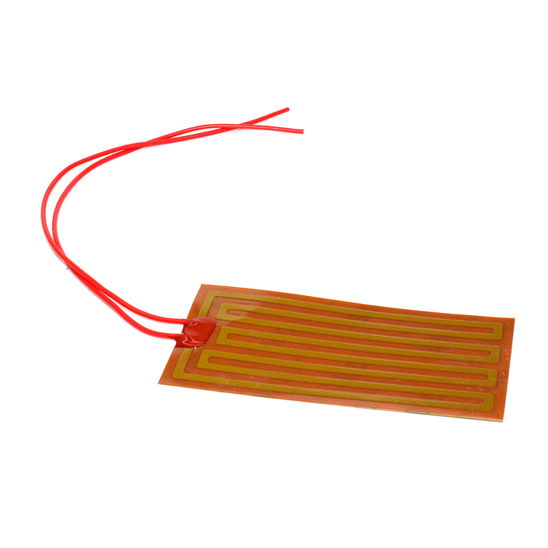 50mmx100mm 12V 15W Silicone Rubber Heating Panel.
