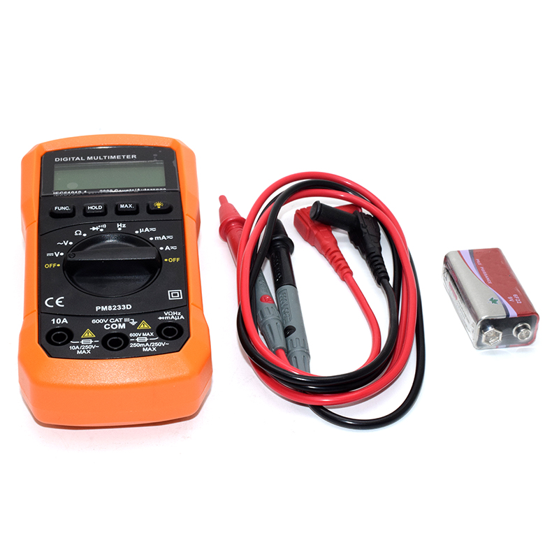 Autorange Peakmeter Multimeter model PM8233D