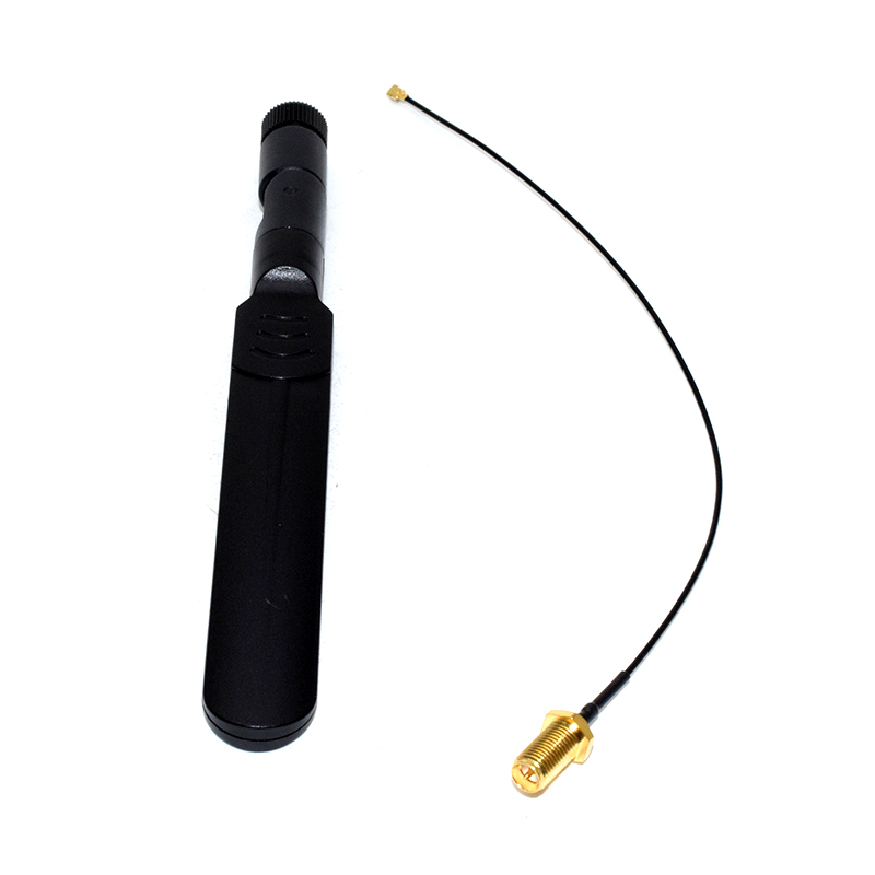wifi Antenna 2.4Ghz/5.8ghz Omni dual-band 5dbi Aerial RP SMA male + Mini 1.13 PCI U.FL to RP SMA Female WiFi Pigtail Cable 17cm