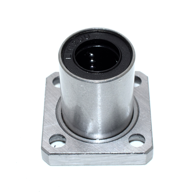 LMK12UU Square Flange Linear Ball Bearings, 12mm Bore Dia, 21mm OD, 30mm Length