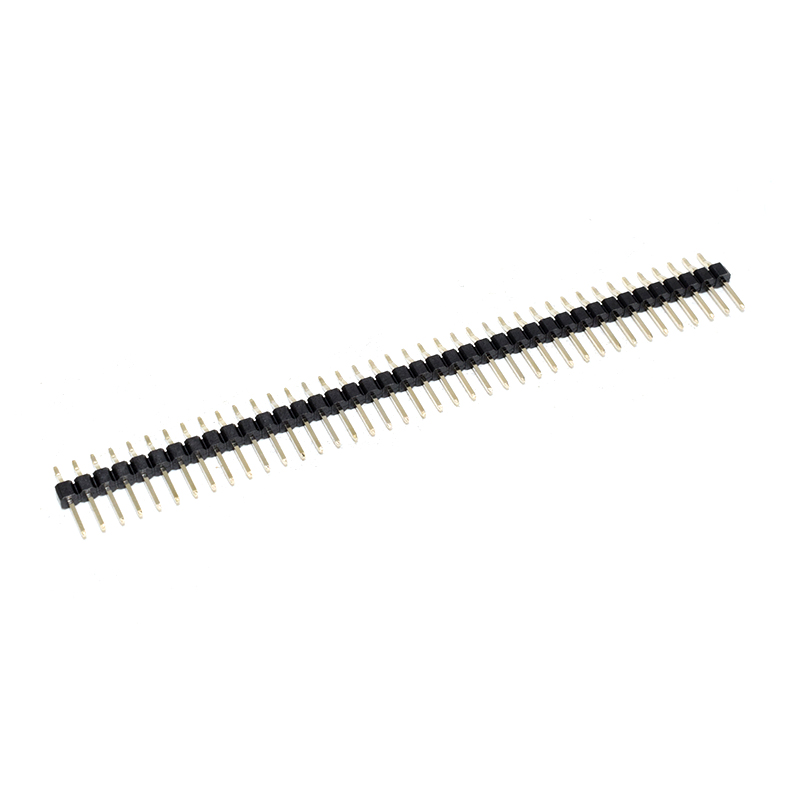 2.54 mm 40 Pin Header Male single row Right Angle 90 Deg SMD SMT Surface Mount