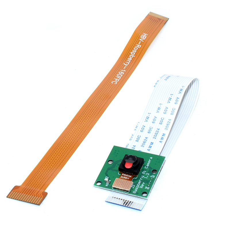 5mp Pixels Raspberry Pi Zero W Camera with HBV FFC Cable