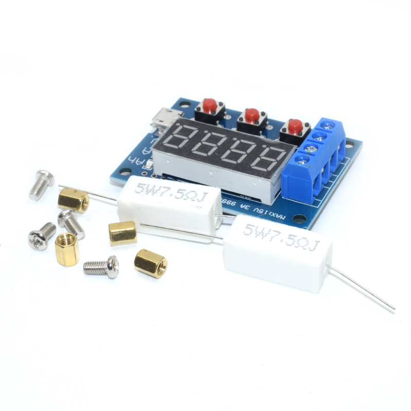 ZB2L3 battery capacity tester external load discharge type 1.2-12V battery 18650 and other capacity test XH-M354
