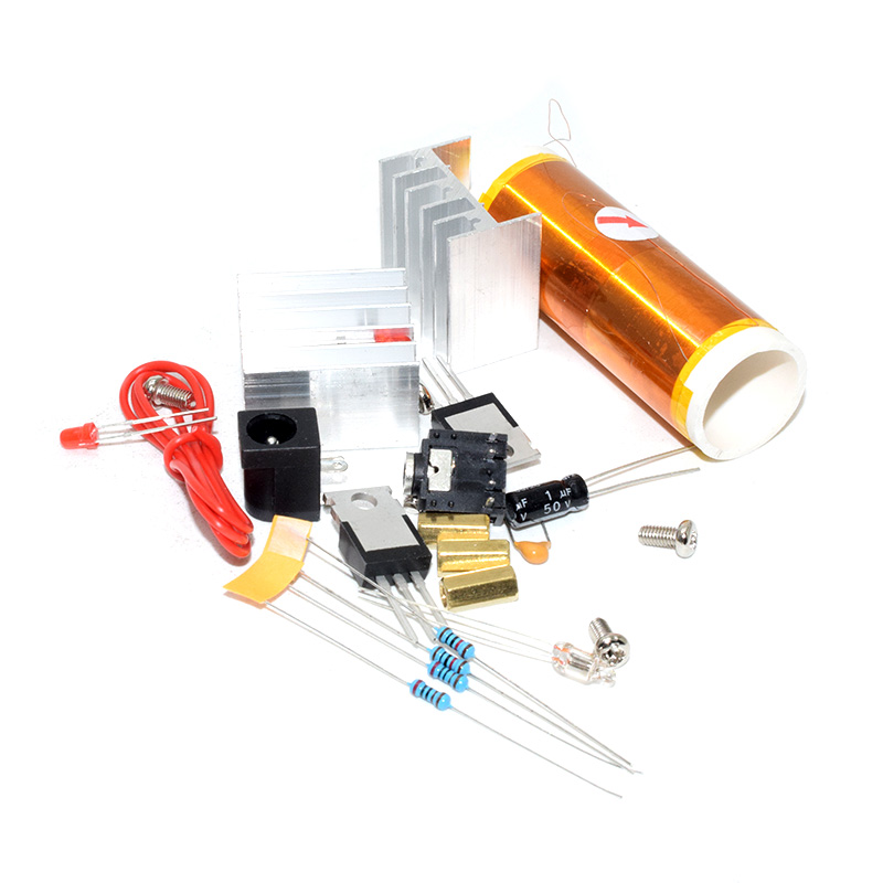 Tesla Coil Kit, Mini Music, Plasma Horn Speaker, DIY Electronic Production Parts(Spare parts)