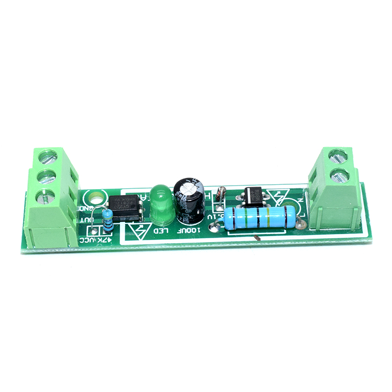 1 Channel 220V AC optocoupler module / 220V optocoupler isolation / 220V voltage detection can be connected to PLC