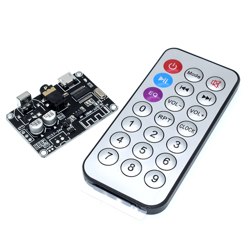 Bluetooth 5.0 decoder board stereo/Bluetooth audio module/wide voltage volume adjustable speaker amplifier XY-WRBT