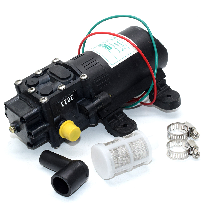 DC 12V 4L/Min Water High Pressure Diaphragm Water Pump Self Priming Pump Automatic Switch