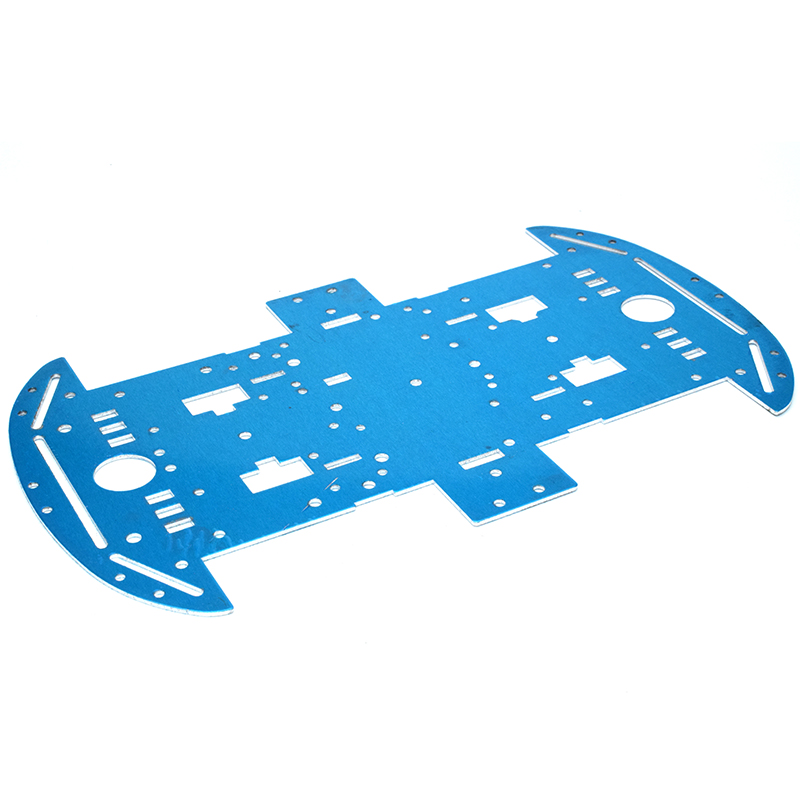 4-wheel DIY Robot Car metal Platform Aluminum With Support