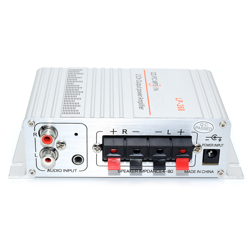 LP-268 Auto Moto MP3 MP4 Hi-Fi Audio Stereo Mini Amplifier 12V 2A