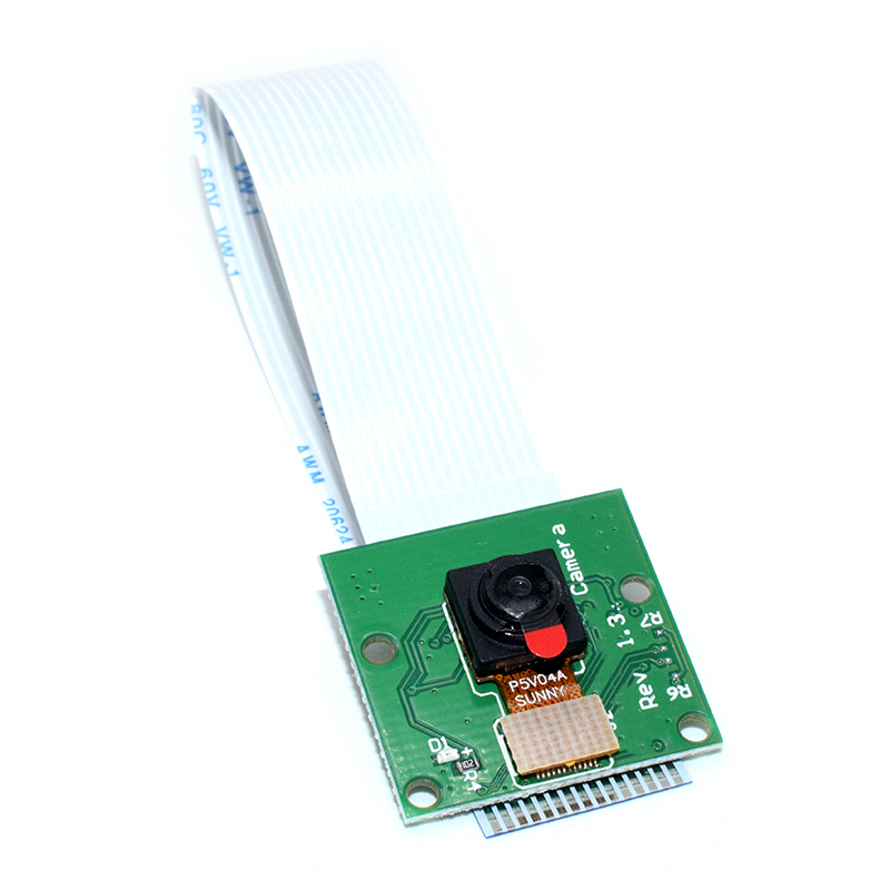 5MP Camera CSI Webcam Module 1080P+15cm Cable for Raspberry Pi 3 Model B+/3/2/B + 5MP high pixels Support 1080P