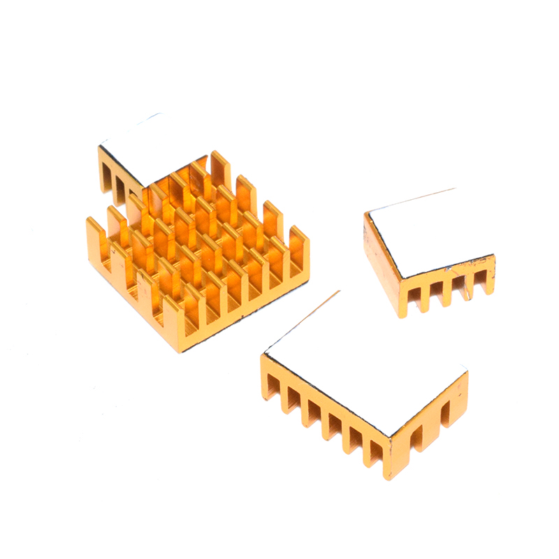 4pcs gold heatsink for Raspberry Pi4