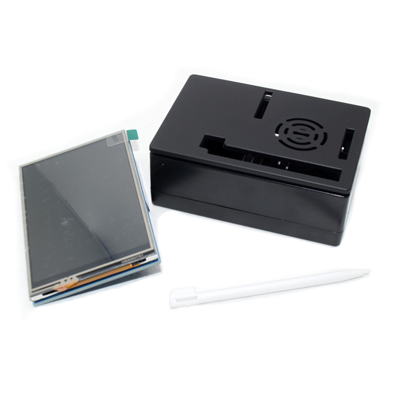 3.5inch LCD with case for raspberry pi 4
