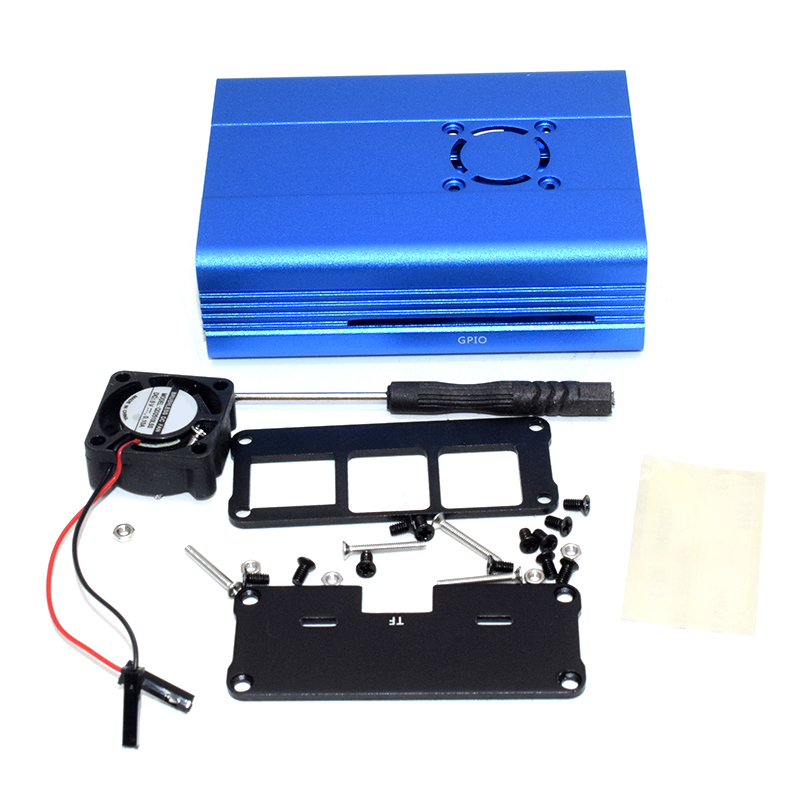 Aluminum alloy metal case FOR Raspberry PI 3 B+ With Fan
