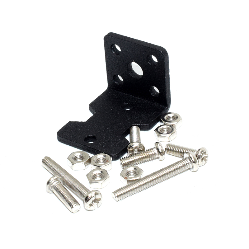 TT DC Geared Motor Bracket Holder Mount For Smart Car Robot Parts ( Bracket and Screws only)