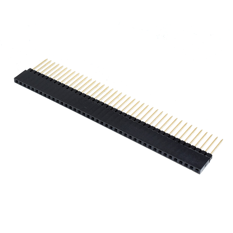 1*40p 2.54mm female header socket extension pin 12.2mm environmental protection