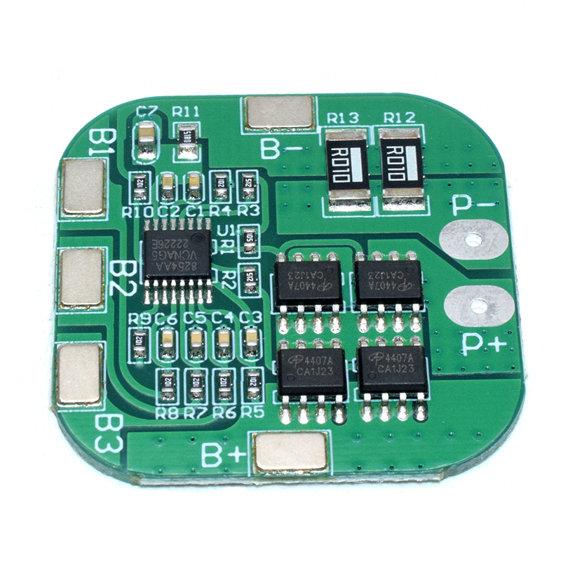 4 series 14.8V lithium battery protection board 18650 16.8V overcharge/overdischarge/short circuit protection/20A current limit protection HW-846