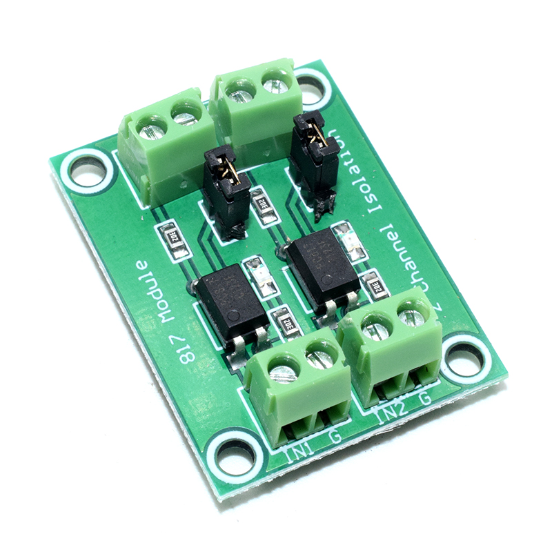 817 optocoupler / 2 way voltage isolation board / voltage control adapter module / photoelectric isolation module