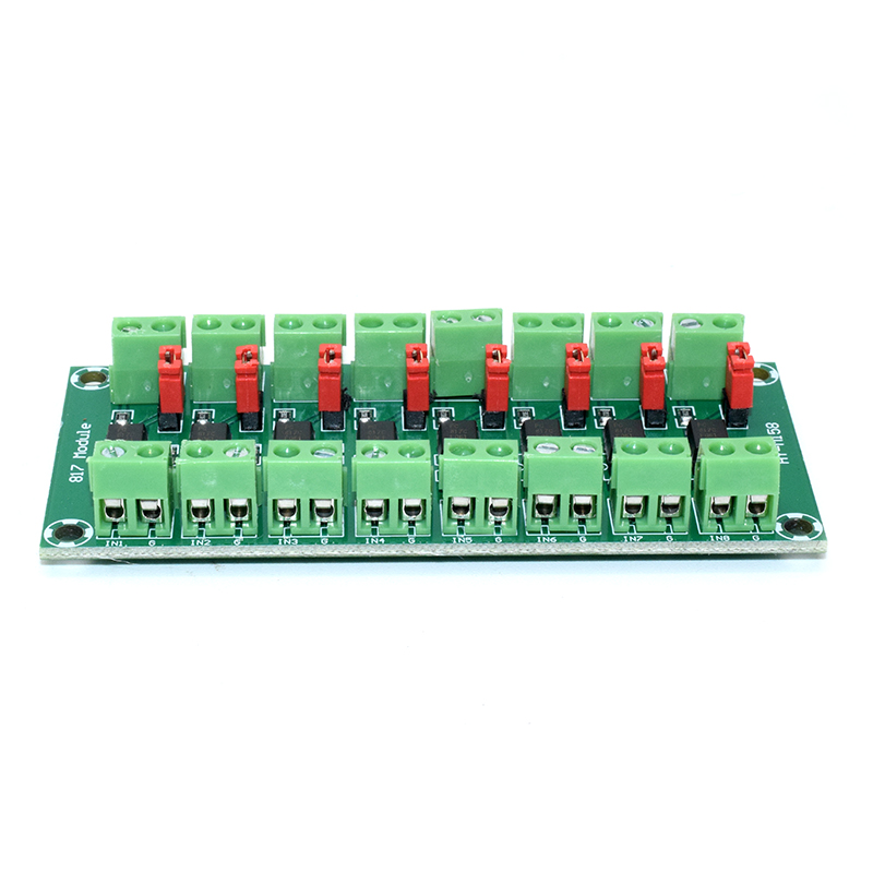 817 optocoupler / 8 way voltage isolation board / voltage control adapter module / photoelectric isolation module
