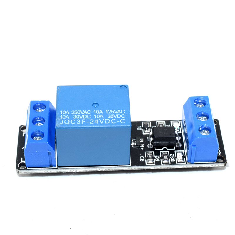24V 1 way electromagnetic relay module / optocoupler isolation low level trigger / PLC control drive board