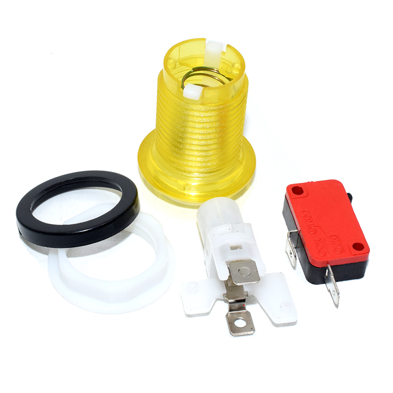 Arcade Manufacturer Low Price LED Arcade Button Chrome