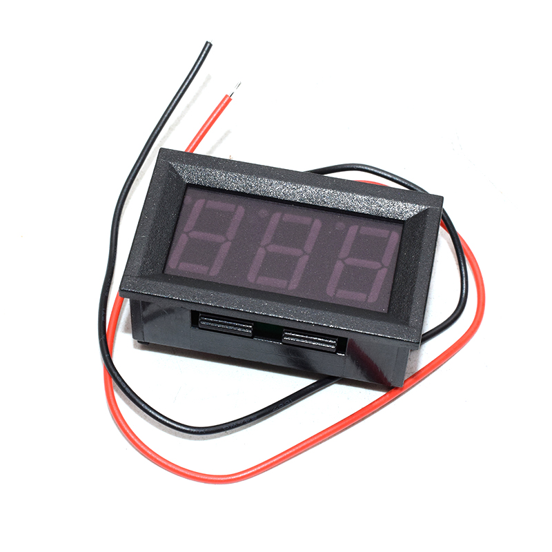 Blue (plug-in type) 0.56 inch AC AC30-500V/two-wire digital display voltmeter 220V 380V