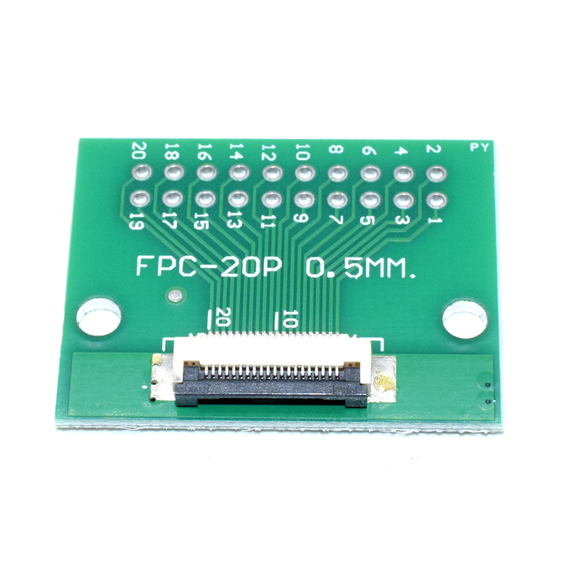 FFC / FPC soldered 0.5mm/1mm pitch connector adapter board 20P