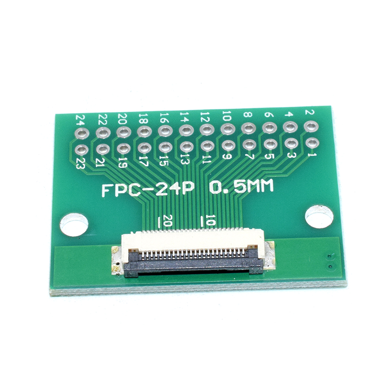 FFC / FPC soldered 0.5mm/1mm pitch connector adapter board 24P