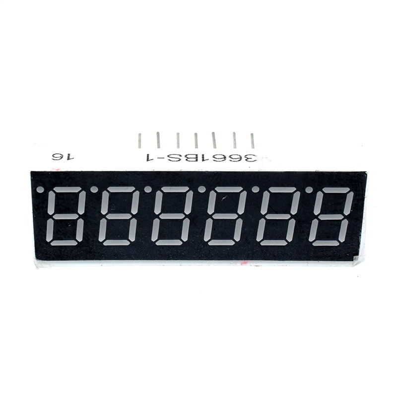 0.36 inches Red Common Anode 6 Digital Tube 3661BS LED Display Module