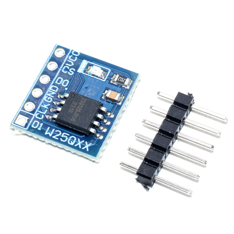 W25Q128 large capacity FLASH storage module SPI interface BV FV STM32 code