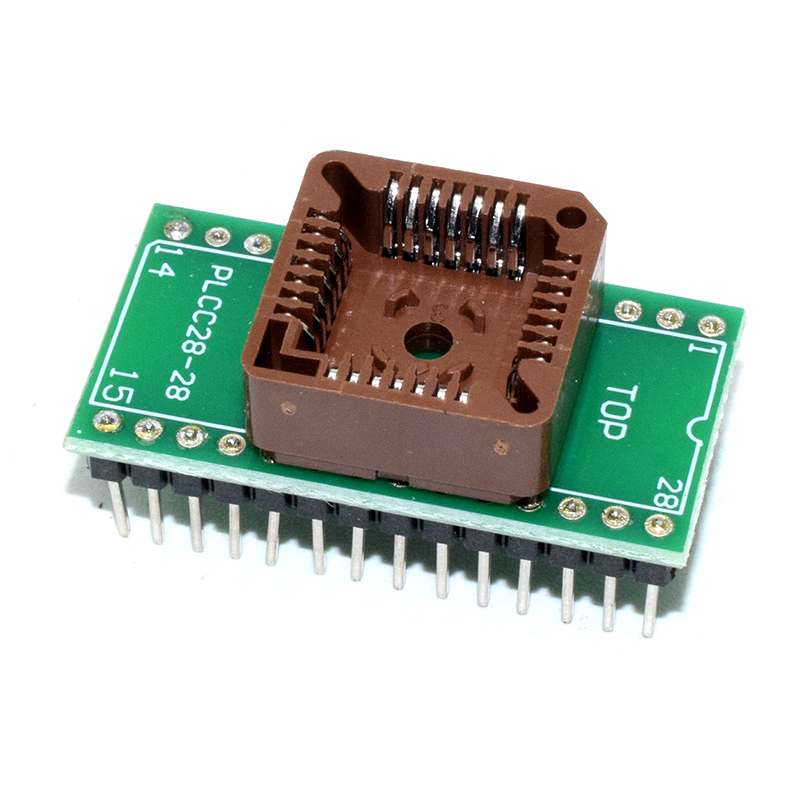 PLCC28 to DIP24IC，conversion seat burn Block test blocks, adapter, adapter seat
