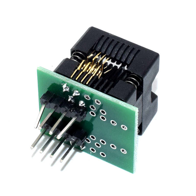 SOP8 to DIP8 narrow body, (Remarks the plastic width 3.81), IC test socket, burn Block