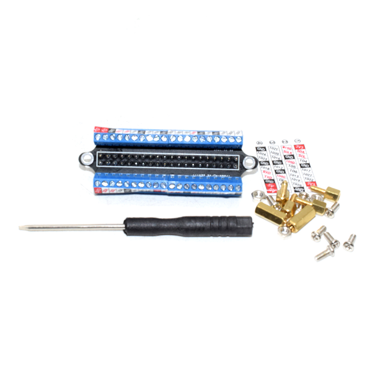 Mini Terminal Breakout Board GPIO Expansion Board Terminal Breakout Board for Raspberry Pi 4B/3B+/3B/2B/1B+/Zero/Zero W