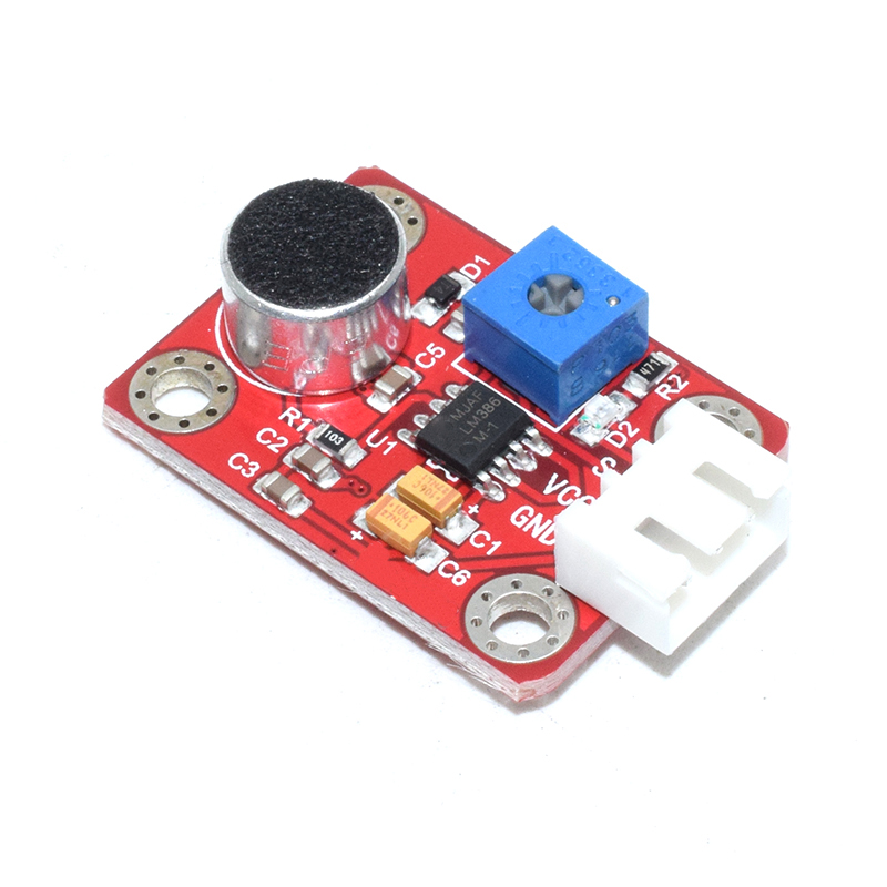High-sensitivity microphone/sound detection module With XH2.54 3P Socket