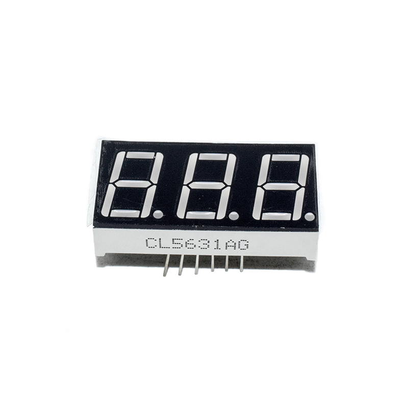 3 digital tube / 0.56 Digital Tube / 7-Segment LED / Common Cathode / Yellow-Green