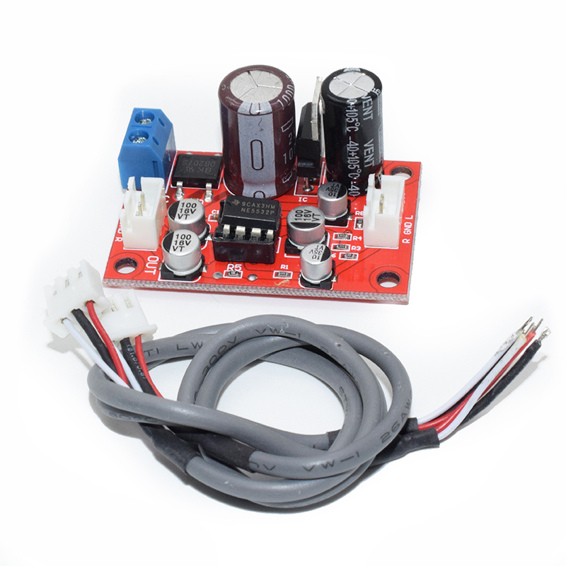 NE5532 Audio OP AMP Moving Coil Microphone Preamps Pre-Amplifier Pre-amp Magnetic Head Phono Amplifier Board DC9-24V