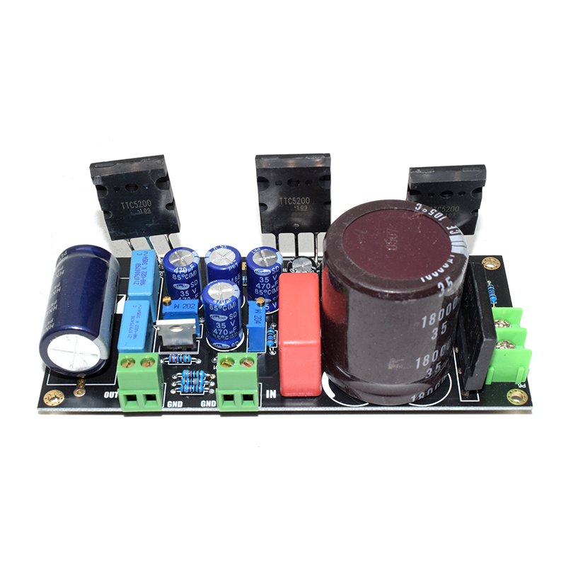 2Pc Amplificador Audio Sound Amplifier HD 1969 Class A Power Home Amplifier T-oshiba 5200 AMP With 1083 Voltage Regulator