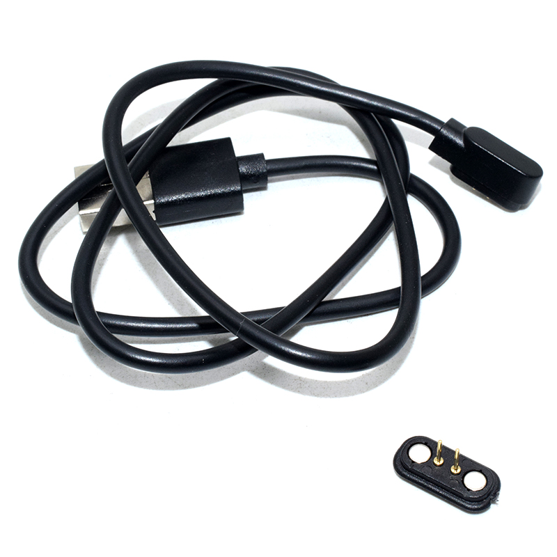 DC Magnetic USB Charging Cable Male Female PogoPin Connector Power Solution 2P Magnets Contact Pad PCB Solder 2.5MM Pitch